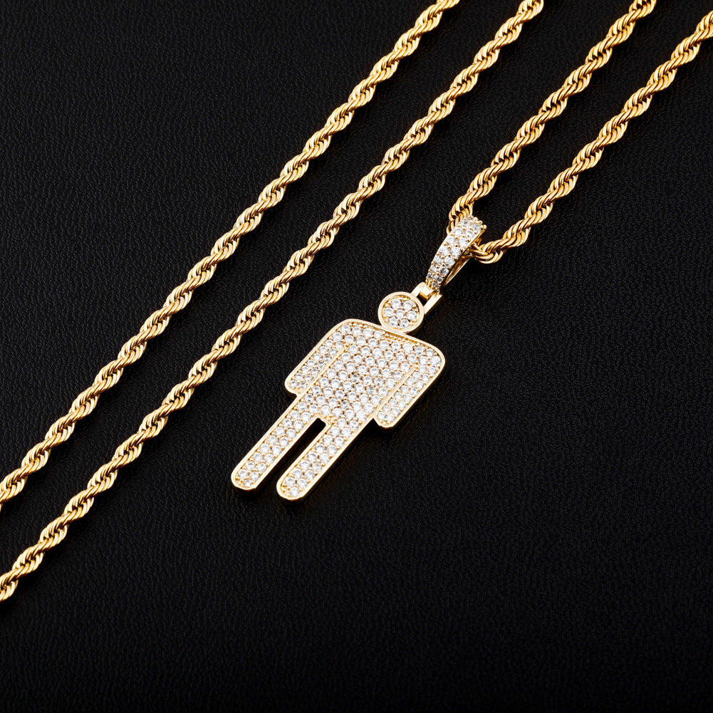 Billie eilish store diamond necklace